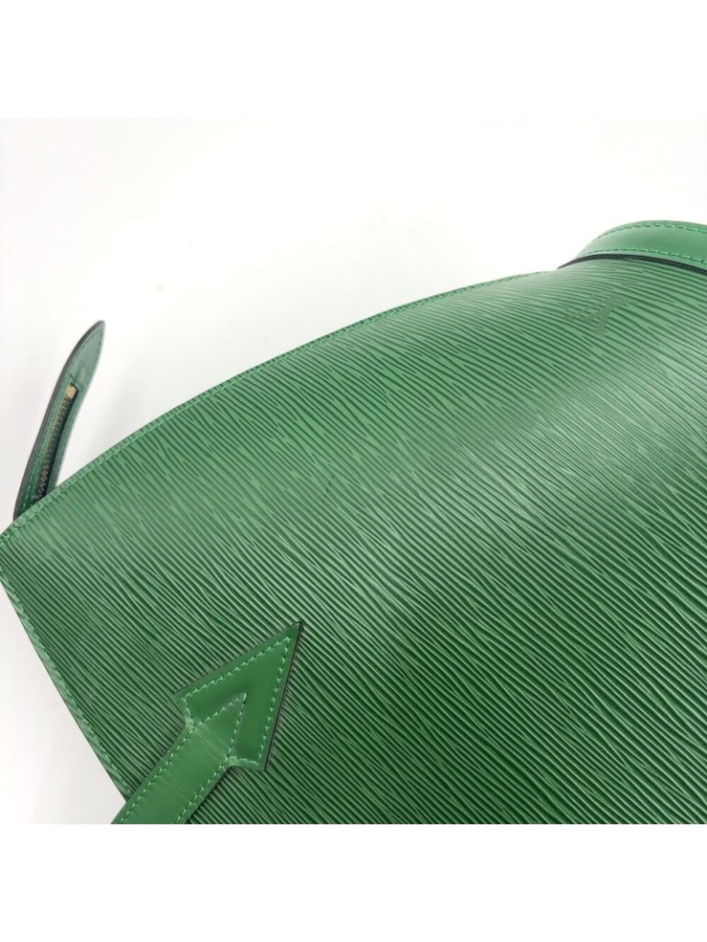 Louis Vuitton Sun Jack Shopping Epi Borneo Green Leather Shoulder Bag Gold - Picture 8 of 15